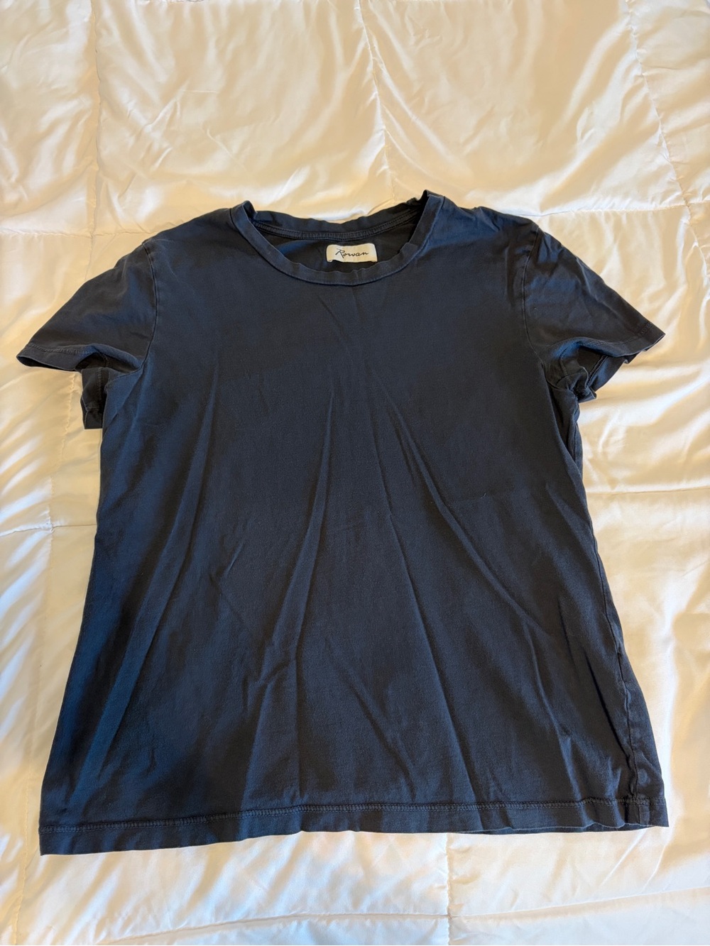 Rowan Crewneck Navy Tee